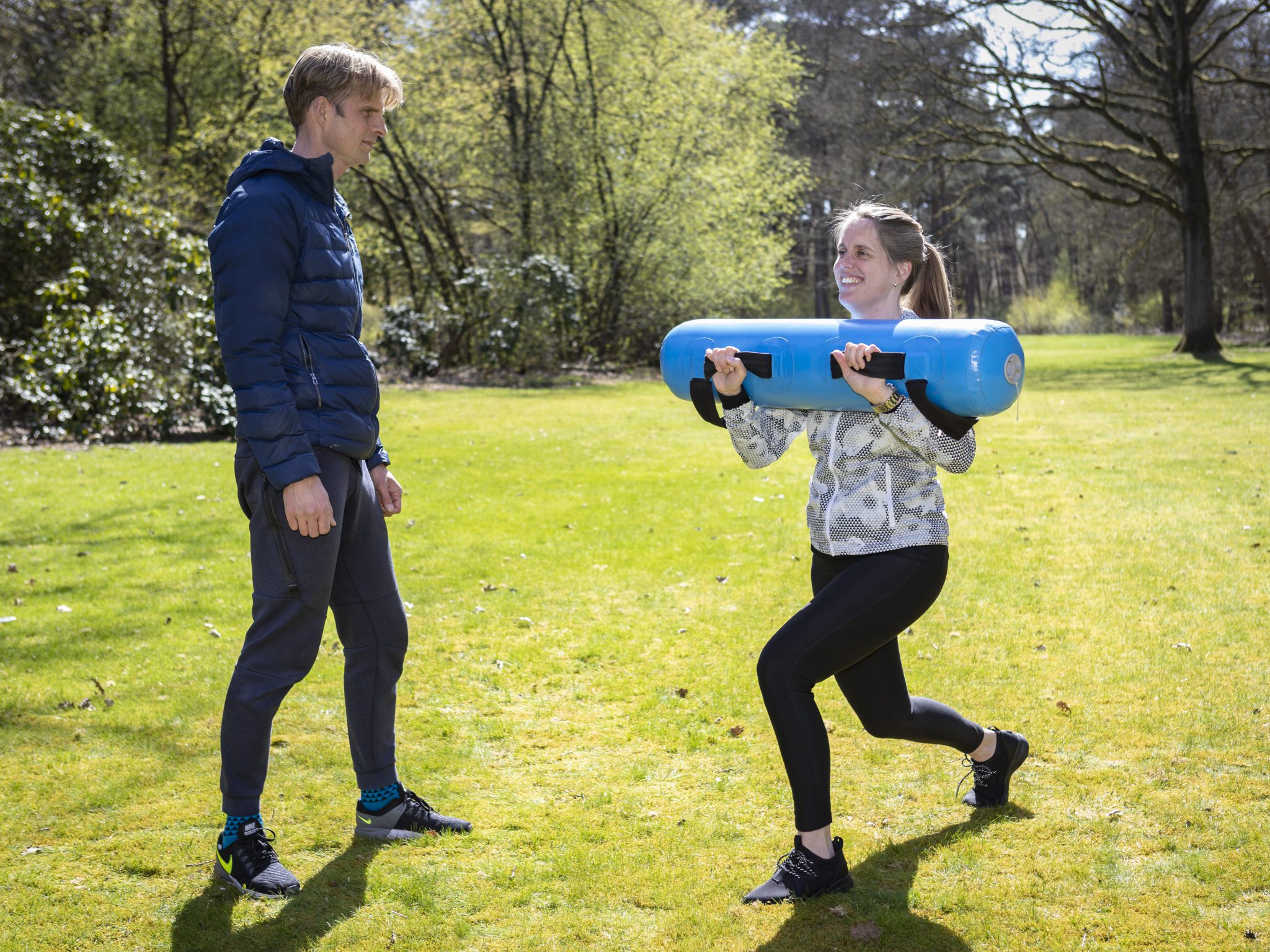 Sneller Fit In de natuur spelen met water! Reageren op onverwachte