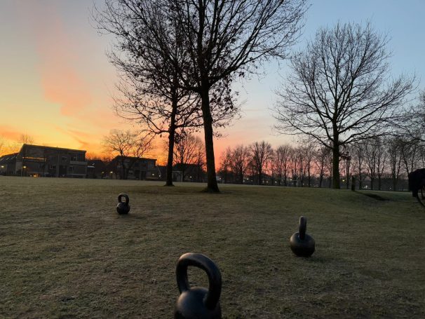 Buiten sporten bij Sneller-Fit